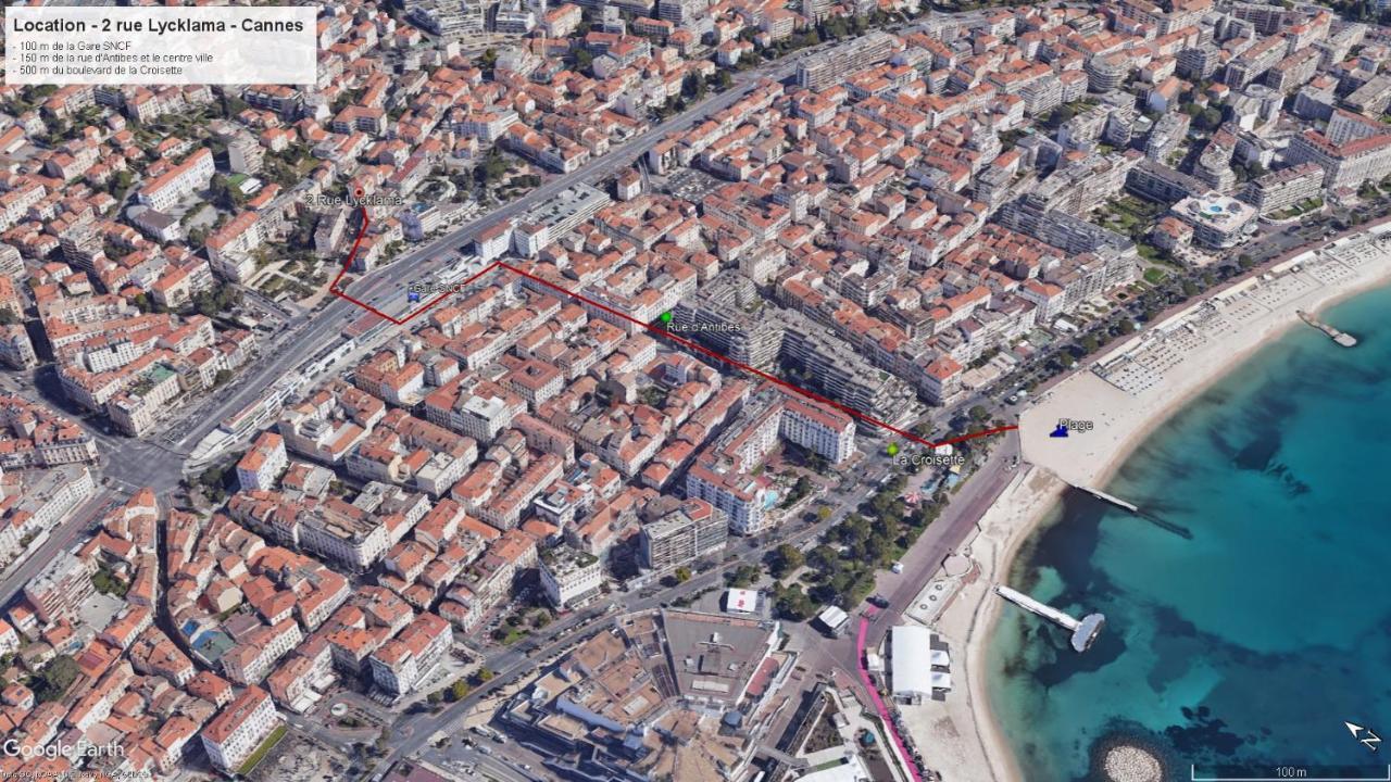 Appartement Studio En Plein Coeur De Cannes Extérieur photo